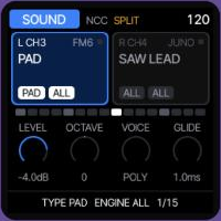 SOUND: both parts with their category and engine, the place in the list